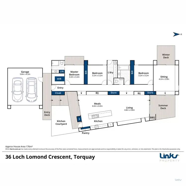 Floorplan of Homely house listing, 36 Loch Lomond Crescent, Torquay VIC 3228
