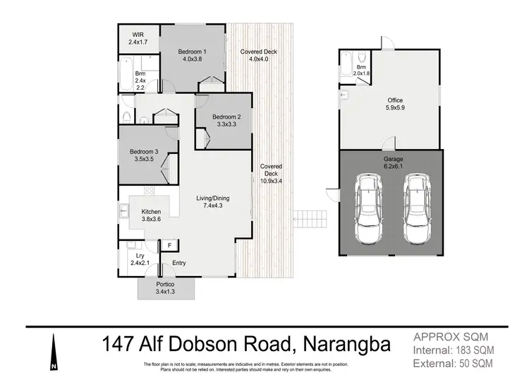 Floorplan of Homely house listing, 147 Alf Dobson Road, Narangba QLD 4504