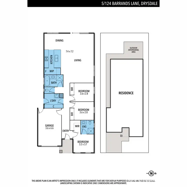 Floorplan of Homely unit listing, 5/124 Barrands Lane, Drysdale VIC 3222