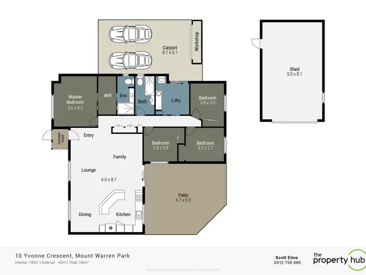 Floorplan of Homely house listing, 10 Yvonne Crescent, Mount Warren Park QLD 4207