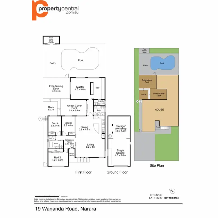 Floorplan of Homely house listing, 19 Wananda Road, Narara NSW 2250