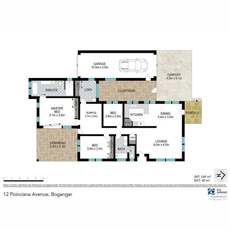 Floorplan of Homely house listing, 12 Poinciana Avenue, Bogangar NSW 2488