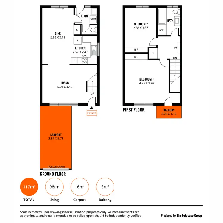 Floorplan of Homely townhouse listing, 5/4 Chapel Street, Plympton SA 5038