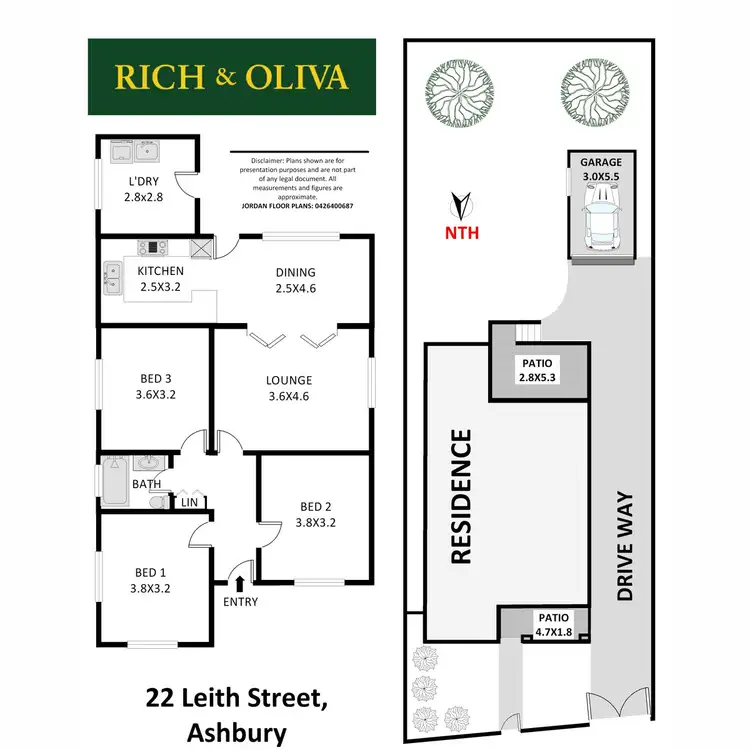 Floorplan of Homely house listing, 22 Leith Street, Ashbury NSW 2193