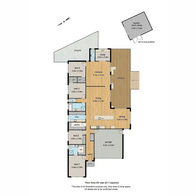 Floorplan of Homely house listing, 10 Kookaburra Court, Gembrook VIC 3783