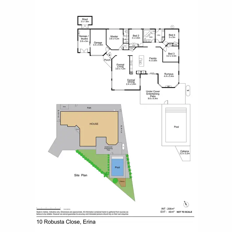 Floorplan of Homely house listing, 10 Robusta Close, Erina NSW 2250