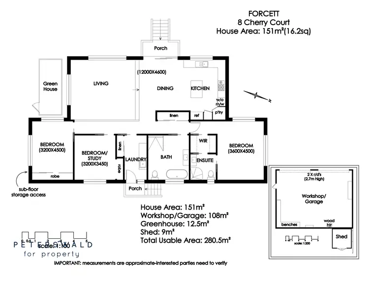 Floorplan of Homely house listing, 8 Cherry Court, Forcett TAS 7173