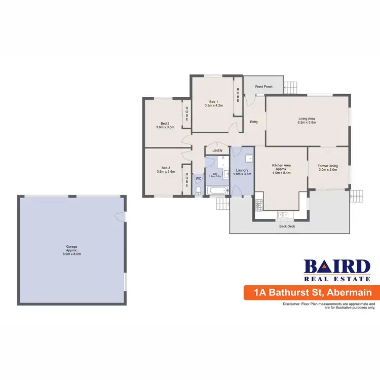 Floorplan of Homely house listing, 1a Maitland Street, Abermain NSW 2326