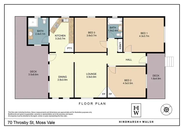 Floorplan of Homely house listing, 70 Throsby Street, Moss Vale NSW 2577