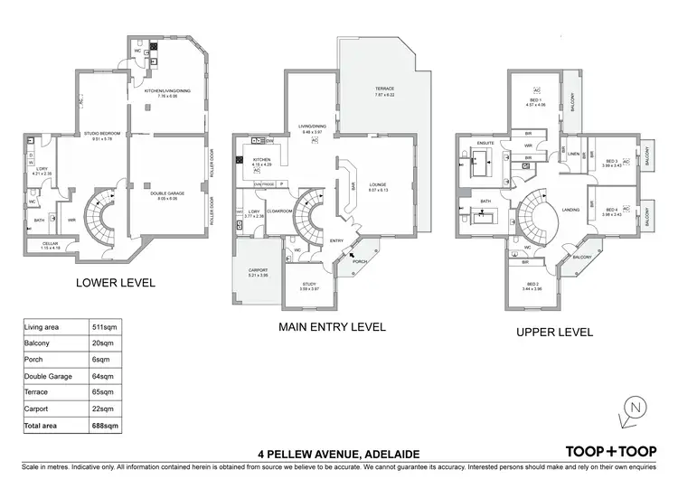 Floorplan of Homely house listing, 4 Pellew Avenue, Auldana SA 5072