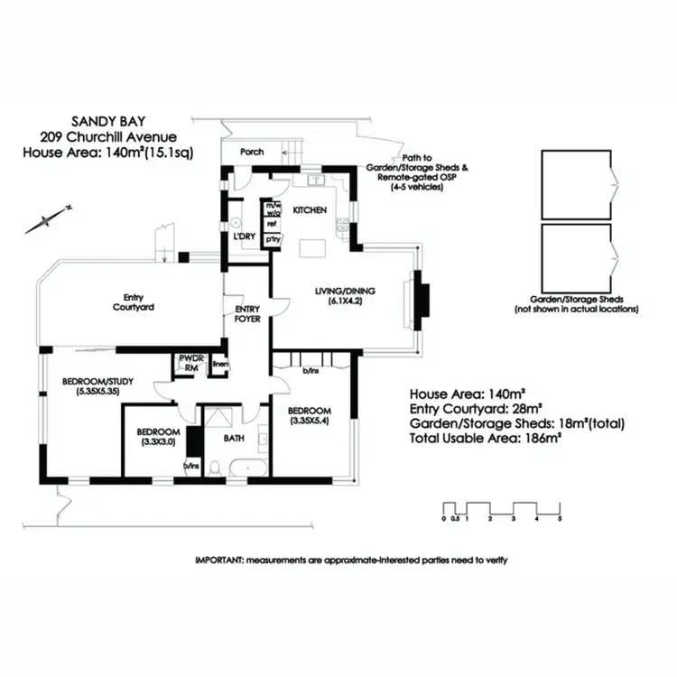 Floorplan of Homely house listing, 209 Churchill Avenue, Sandy Bay TAS 7005