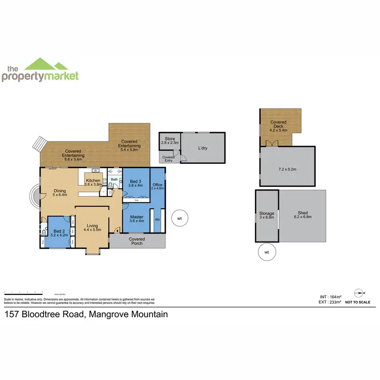 Floorplan of Homely house listing, 157 Bloodtree Road, Mangrove Mountain NSW 2250