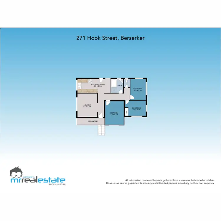 Floorplan of Homely house listing, 271 Hook Street, Berserker QLD 4701