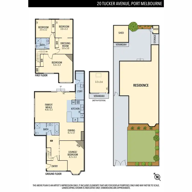 Floorplan of Homely house listing, 20 Tucker Avenue, Port Melbourne VIC 3207