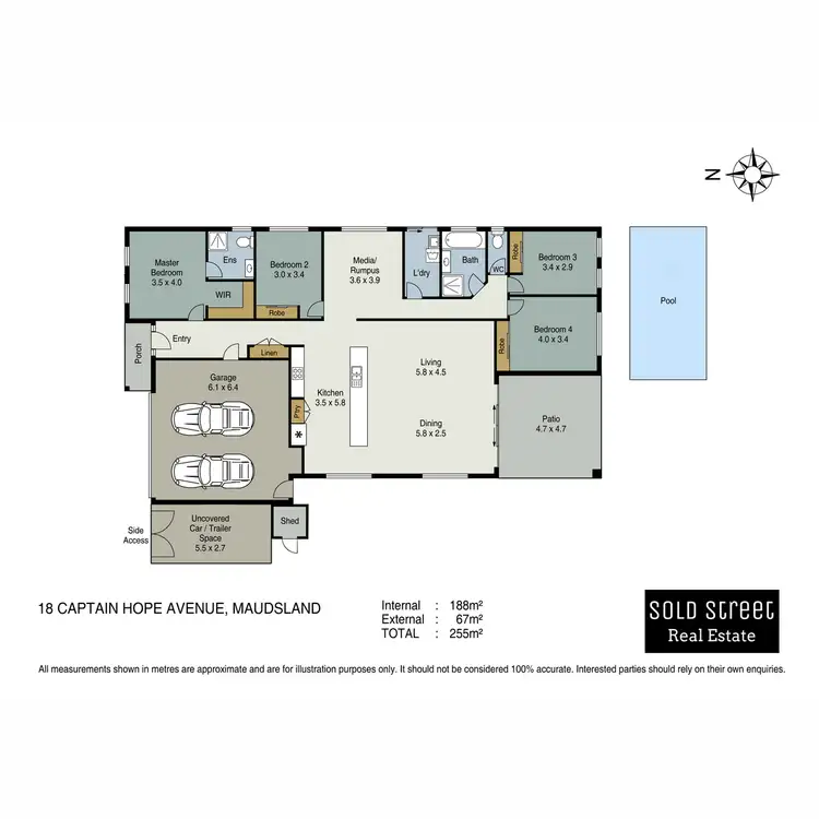 Floorplan of Homely house listing, 18 Captain Hope Avenue, Maudsland QLD 4210