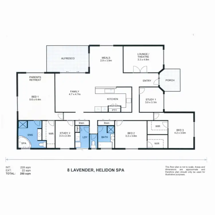 Floorplan of Homely rural property listing, 8 Lavender Road, Helidon Spa QLD 4344