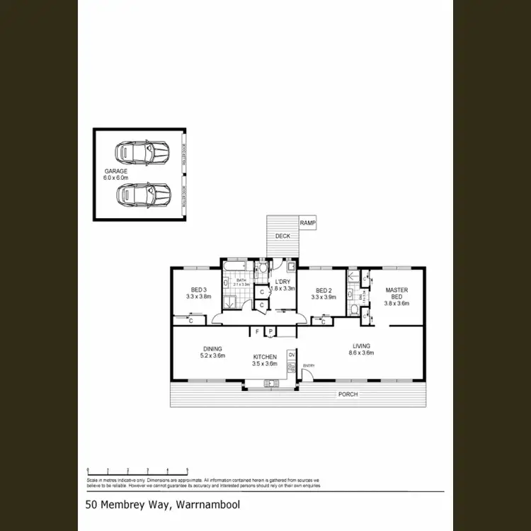 Floorplan of Homely house listing, 50 Membery Way, Warrnambool VIC 3280