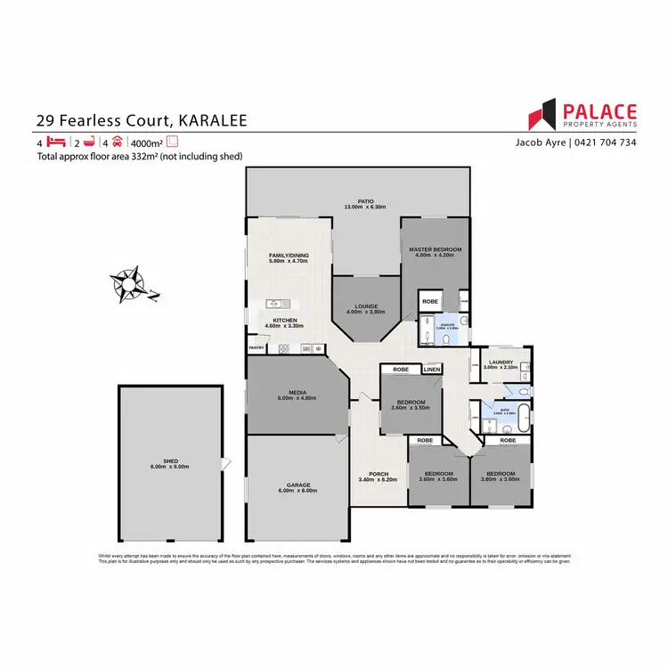Floorplan of Homely house listing, 29-33 Fearless Court, Karalee QLD 4306