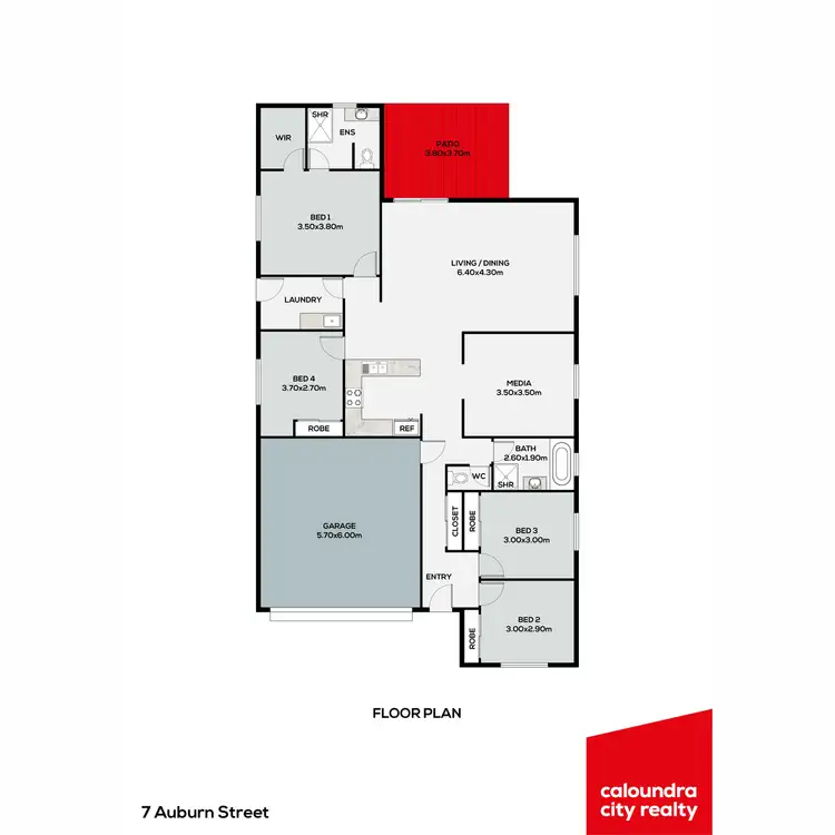 Floorplan of Homely house listing, 7 Auburn Street, Caloundra West QLD 4551