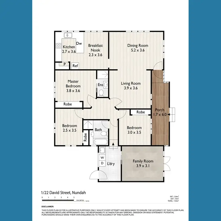 Floorplan of Homely townhouse listing, 1/22 David Street, Nundah QLD 4012