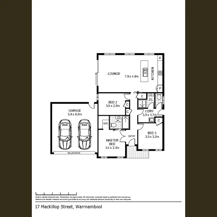 Floorplan of Homely house listing, 17 Mackillop Street, Warrnambool VIC 3280