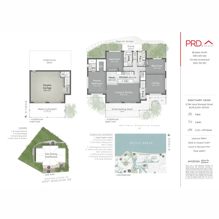 Floorplan of Homely townhouse listing, 5/184 West Burleigh Road, Burleigh Heads QLD 4220