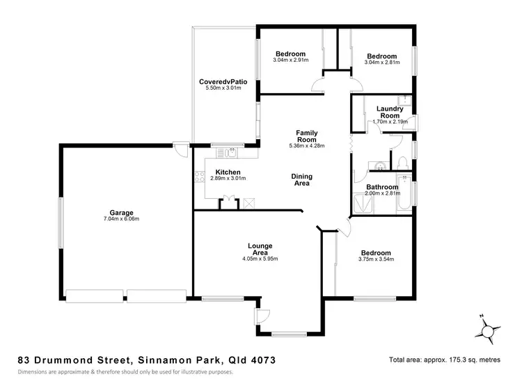 Floorplan of Homely house listing, 83 Drummond Street, Sinnamon Park QLD 4073