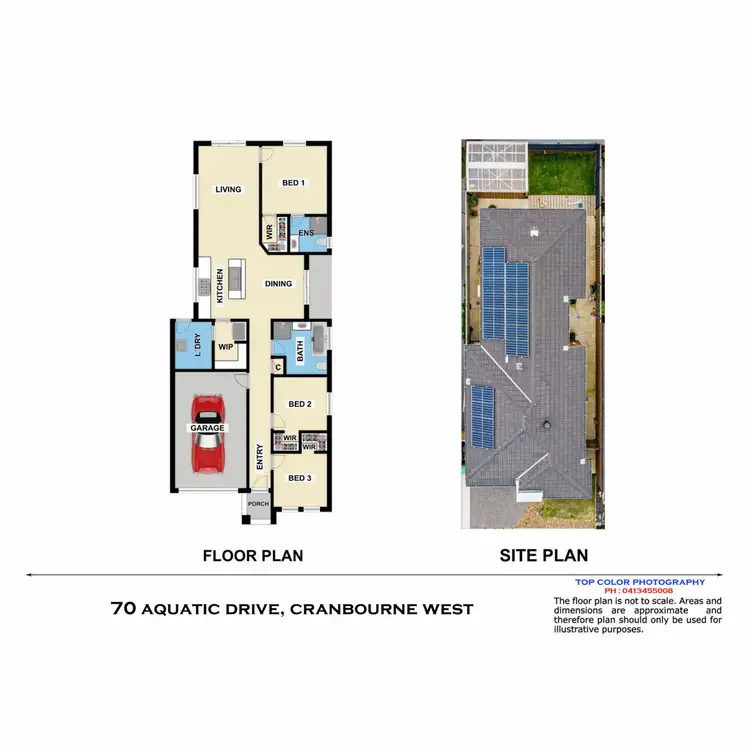 Floorplan of Homely house listing, 70 Aquatic Drive, Cranbourne West VIC 3977
