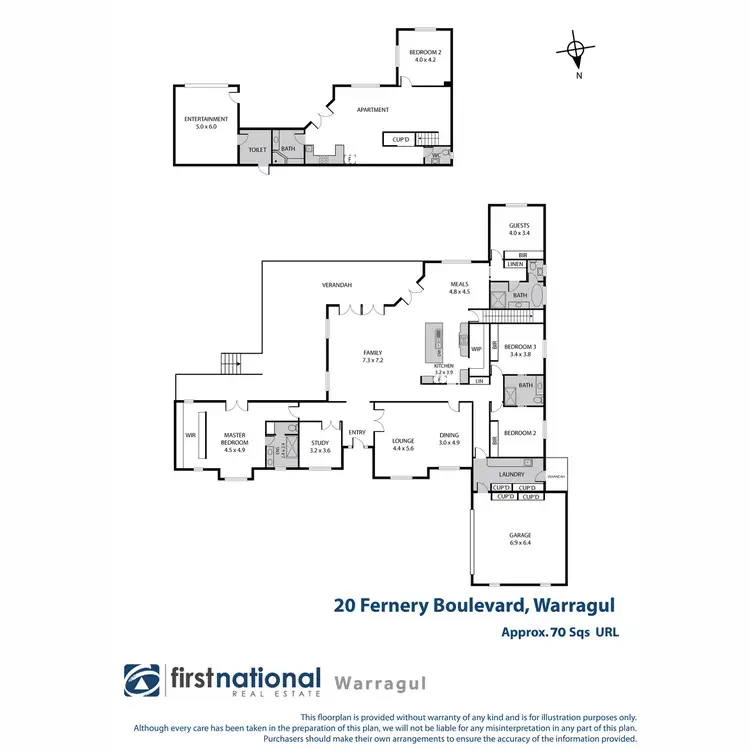 Floorplan of Homely house listing, 20 Fernery Boulevard, Warragul VIC 3820