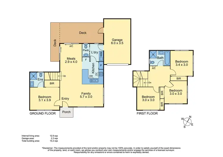 Floorplan of Homely townhouse listing, 2/3 Ashleigh Street, Frankston VIC 3199