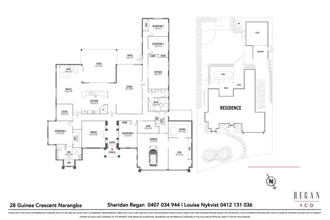 Floorplan of Homely house listing, 28 Guinea Crescent, Narangba QLD 4504