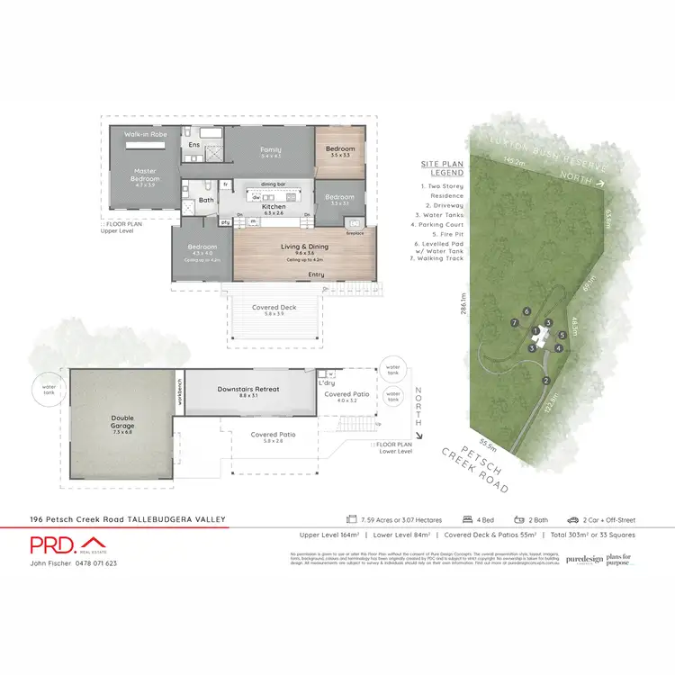 Floorplan of Homely house listing, 196 Petsch Creek Road, Tallebudgera Valley QLD 4228