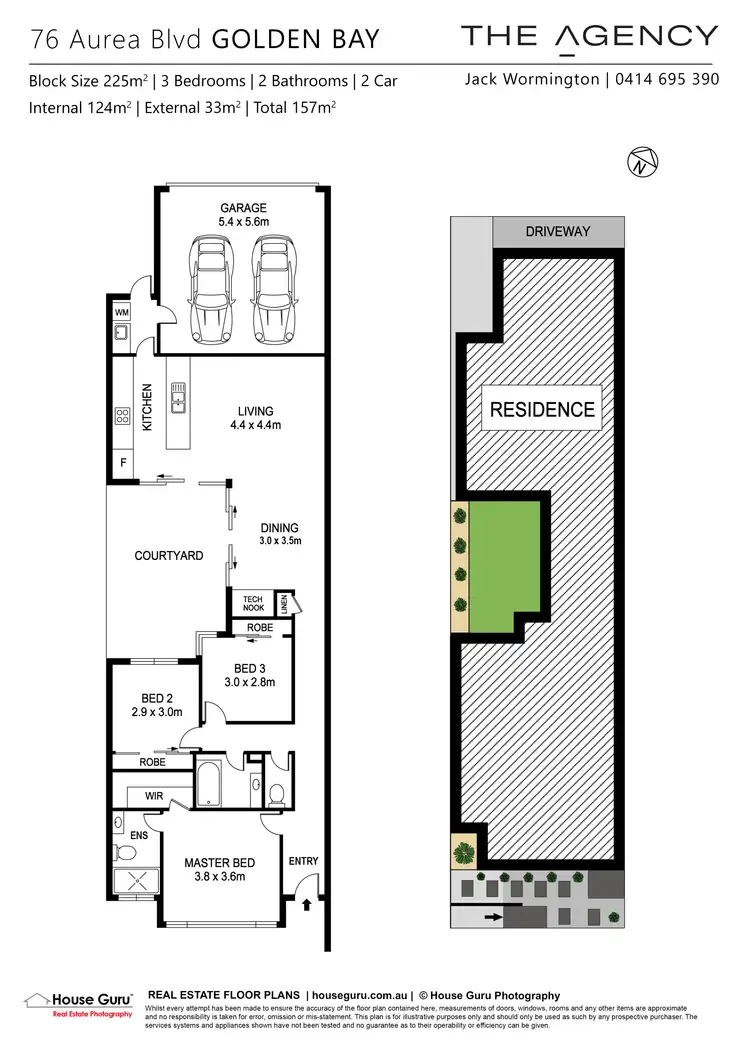 Floorplan of Homely house listing, 76 Aurea Boulevard, Golden Bay WA 6174