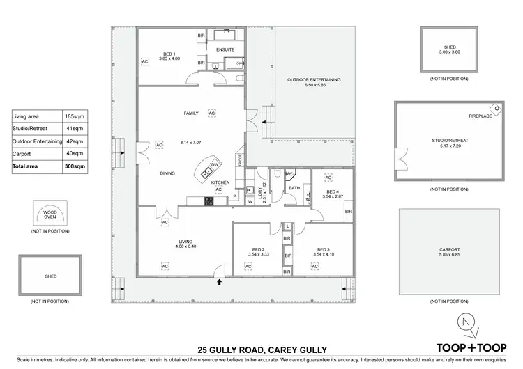Floorplan of Homely house listing, 25 Gully Road, Carey Gully SA 5144