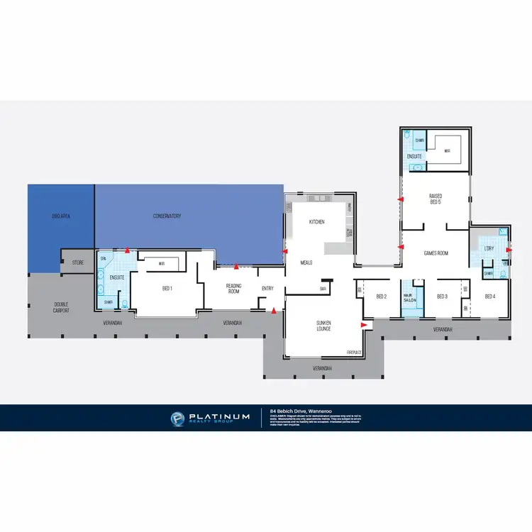 Floorplan of Homely house listing, 84 Bebich Drive, Wanneroo WA 6065