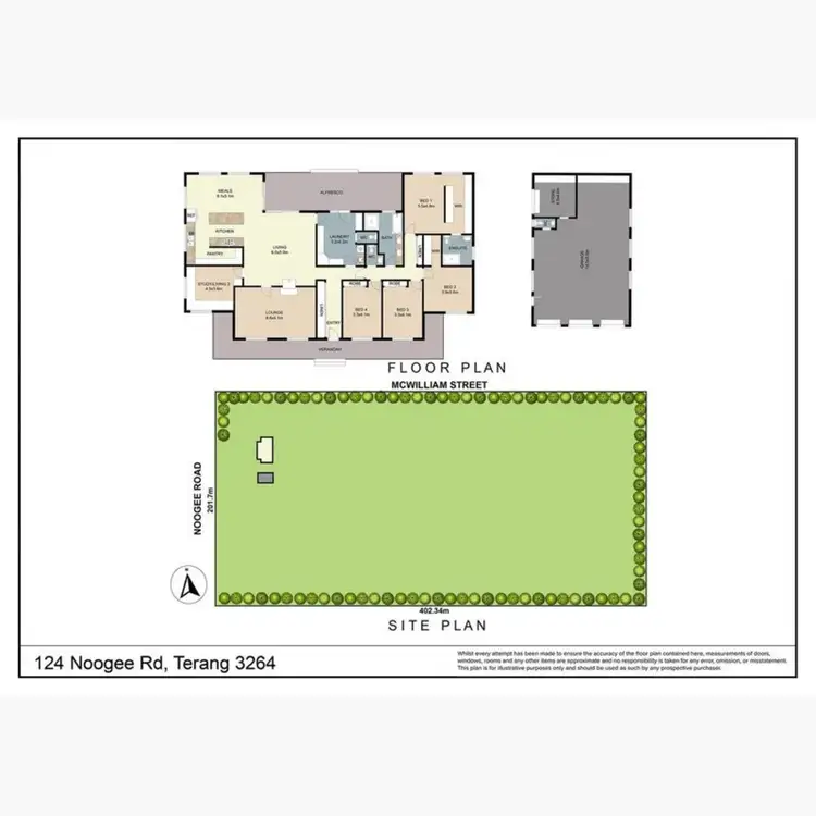 Floorplan of Homely rural property listing, 124 Noogee Road, Terang VIC 3264