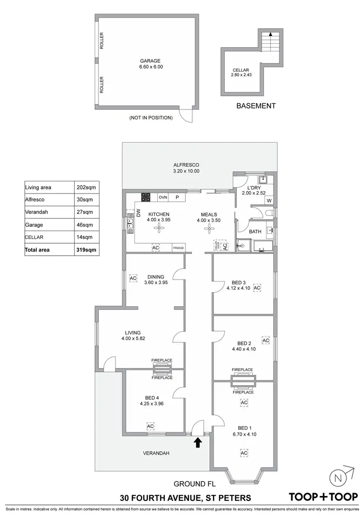 Floorplan of Homely house listing, 30 Fourth Avenue, St Peters SA 5069