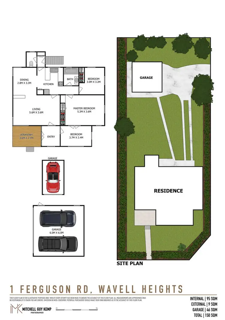 Floorplan of Homely house listing, 1 Ferguson Road, Wavell Heights QLD 4012