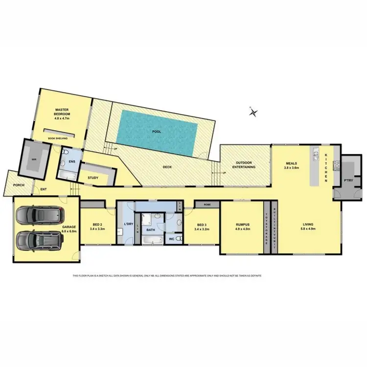 Floorplan of Homely house listing, 41 Danawa Drive, Torquay VIC 3228