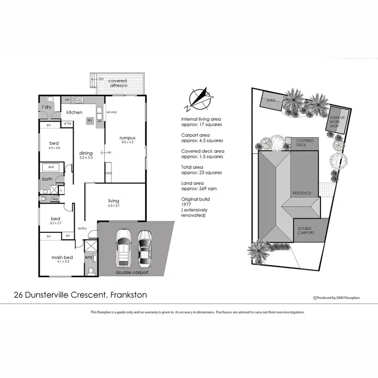 Floorplan of Homely house listing, 26 Dunsterville Crescent, Frankston VIC 3199