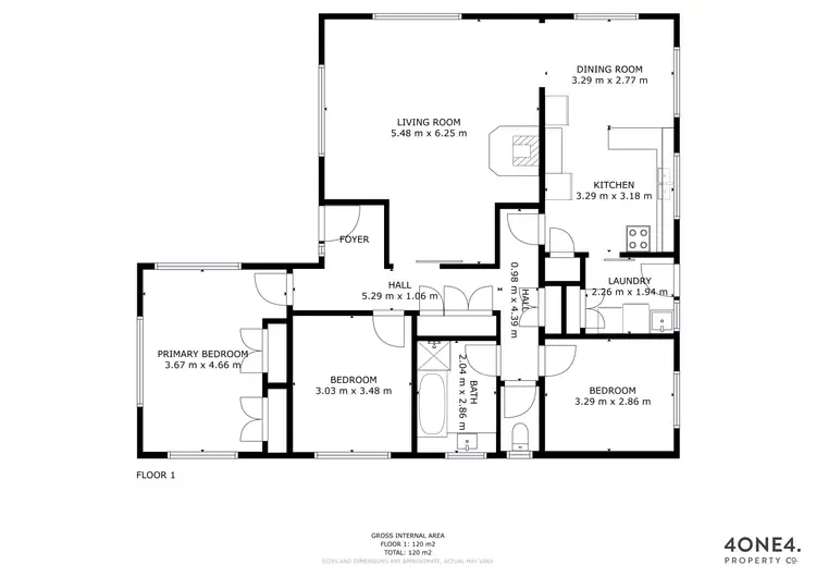 Floorplan of Homely house listing, 21 Victor Place, Glenorchy TAS 7010