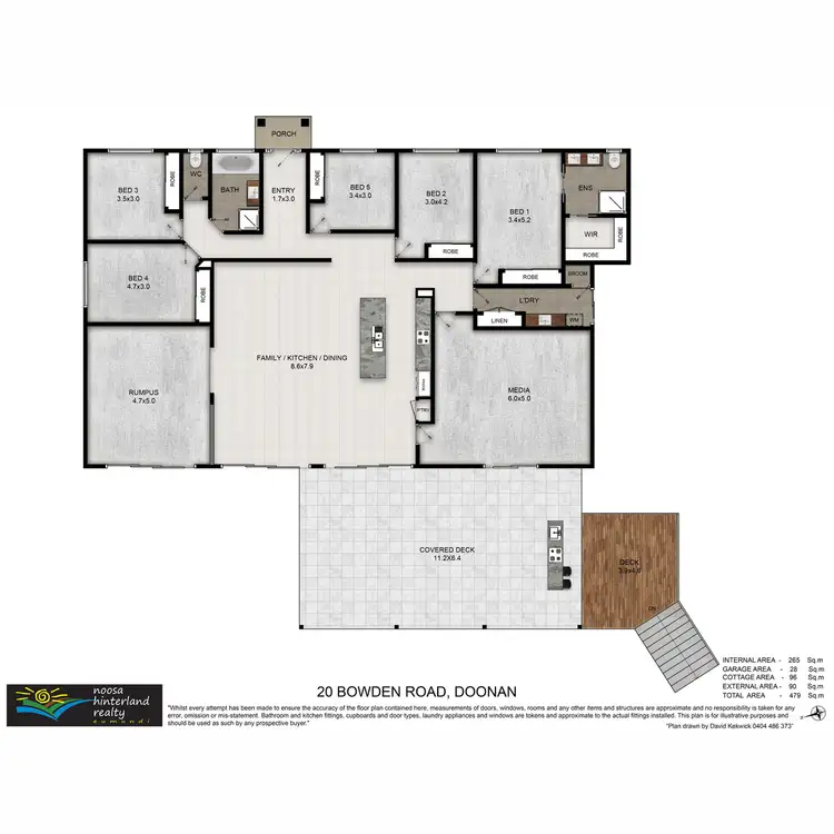 Floorplan of Homely house listing, 20 Bowden Road, Doonan QLD 4562