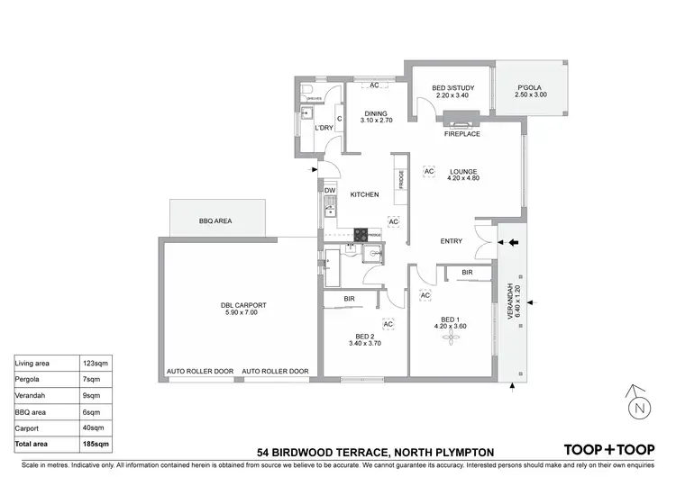 Floorplan of Homely house listing, 54 Birdwood Terrace, North Plympton SA 5037