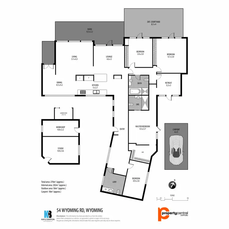 Floorplan of Homely house listing, 54 Wyoming Road, Wyoming NSW 2250