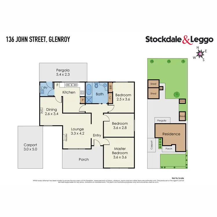 Floorplan of Homely house listing, 136 John Street, Glenroy VIC 3046