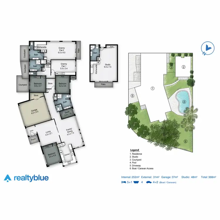 Floorplan of Homely house listing, 18-20 Joy Avenue, Burleigh Waters QLD 4220