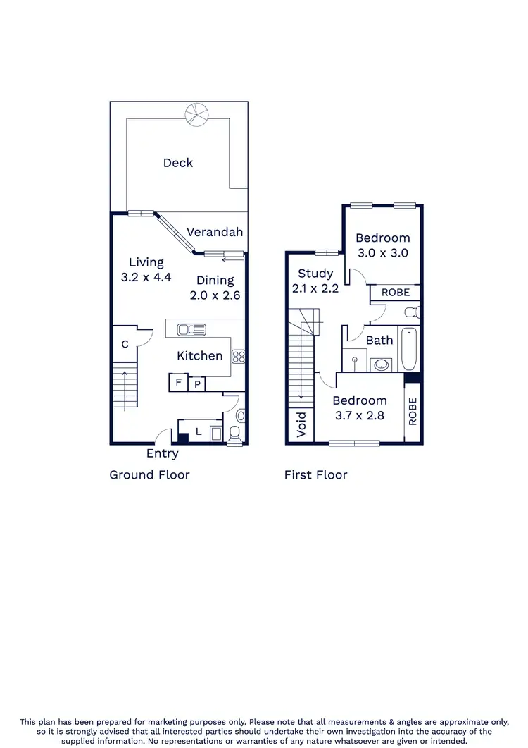 Floorplan of Homely townhouse listing, 18/2 Newmarket Way, Flemington VIC 3031