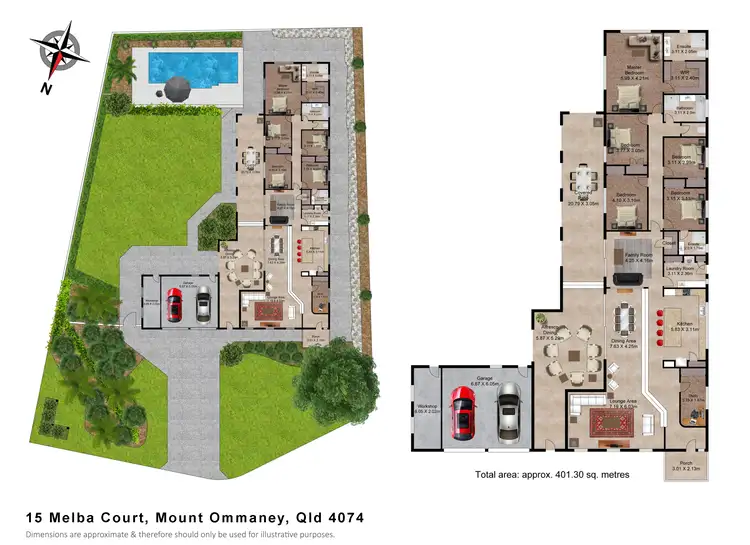 Floorplan of Homely house listing, 15 Melba Court, Mount Ommaney QLD 4074