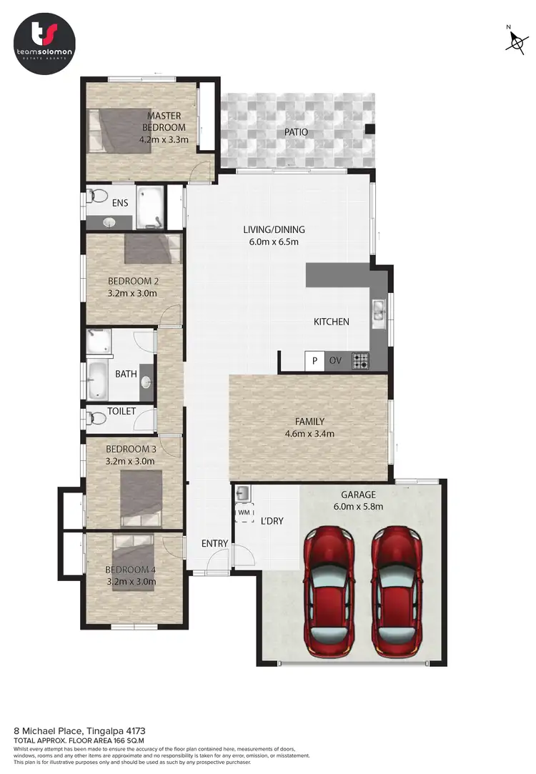 Floorplan of Homely house listing, 8 Michael Place, Tingalpa QLD 4173