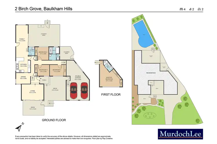 Floorplan of Homely house listing, 2 Birch Grove, Baulkham Hills NSW 2153